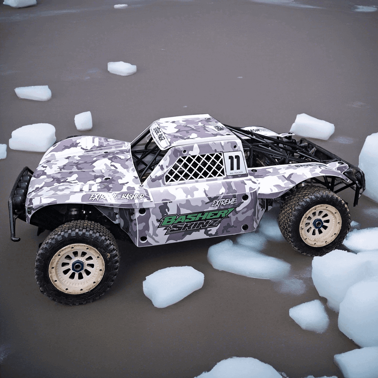 30DEGREE NORTH 5T / LOSI 5T 2.0 - ARCTIC CAMO LIVERY - BASHER SKINZ