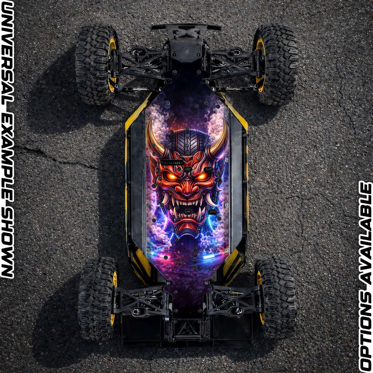 30DEGREE NORTH 5T / LOSI 5T 2.0 - "BURNOUT" chassis protector skin - BASHER SKINZ