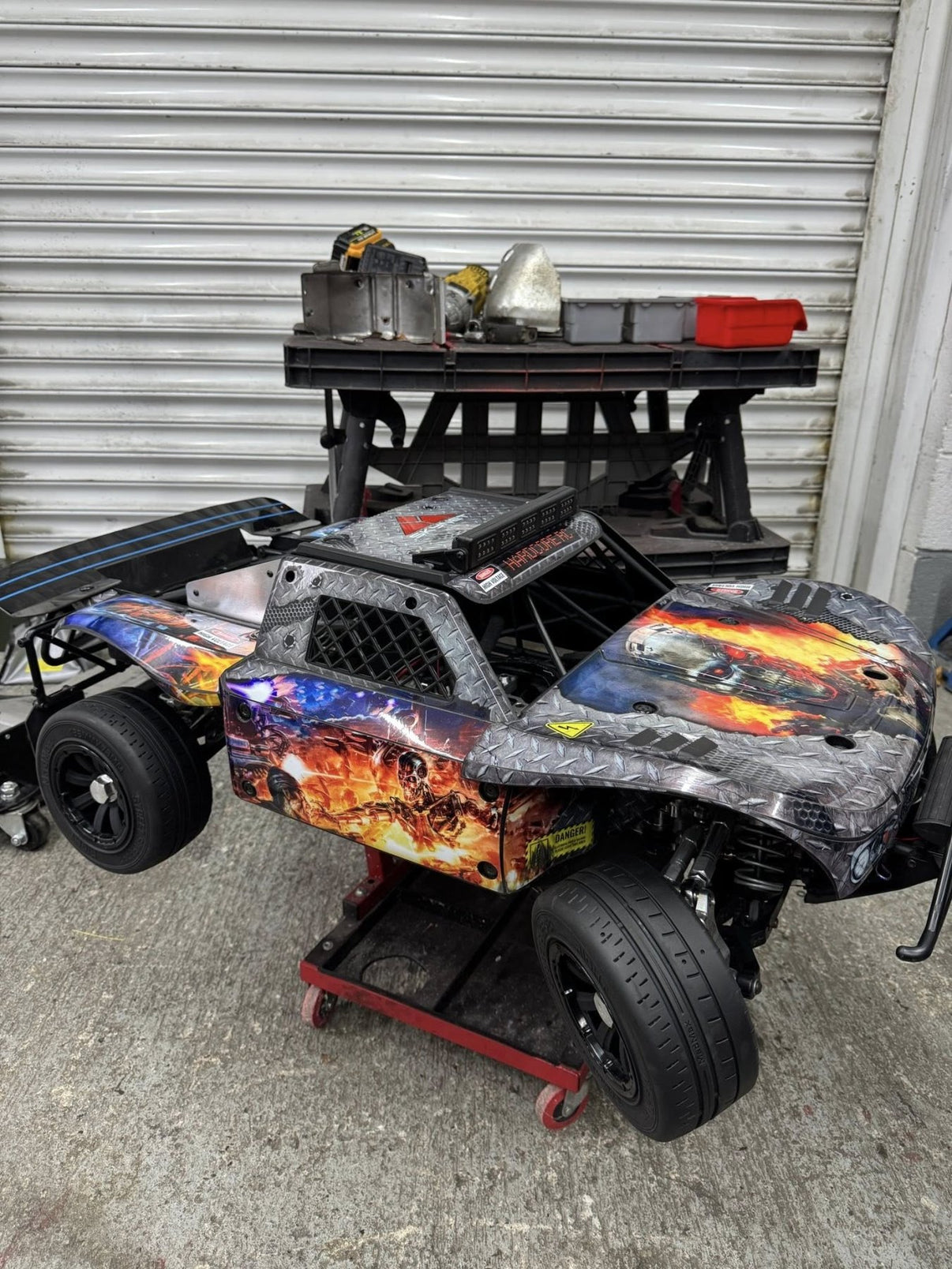 30DEGREE NORTH 5T / LOSI 5T 2.0 - "CYBORG" BODY WRAP - BASHER SKINZ