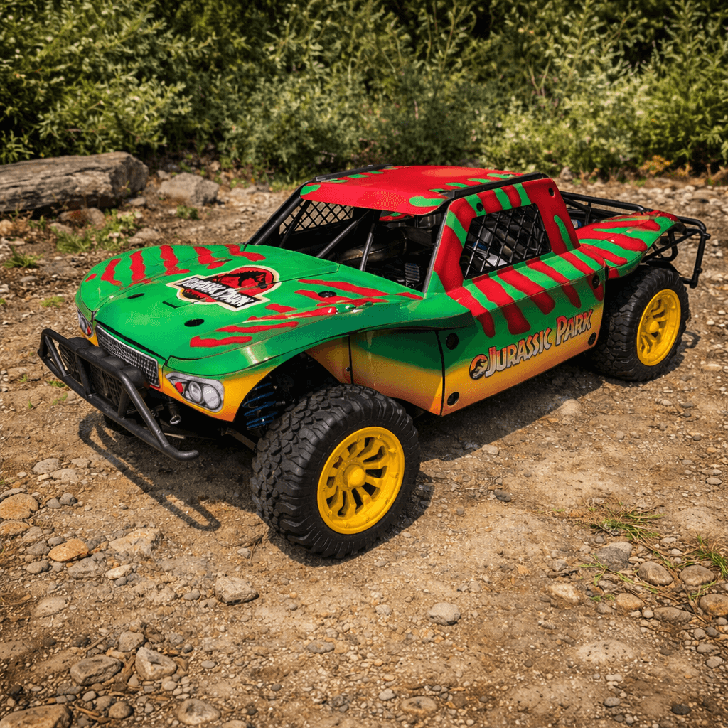 30DEGREE NORTH 5T / LOSI 5T 2.0 - "JURASSIC" BODY WRAP - BASHER SKINZ