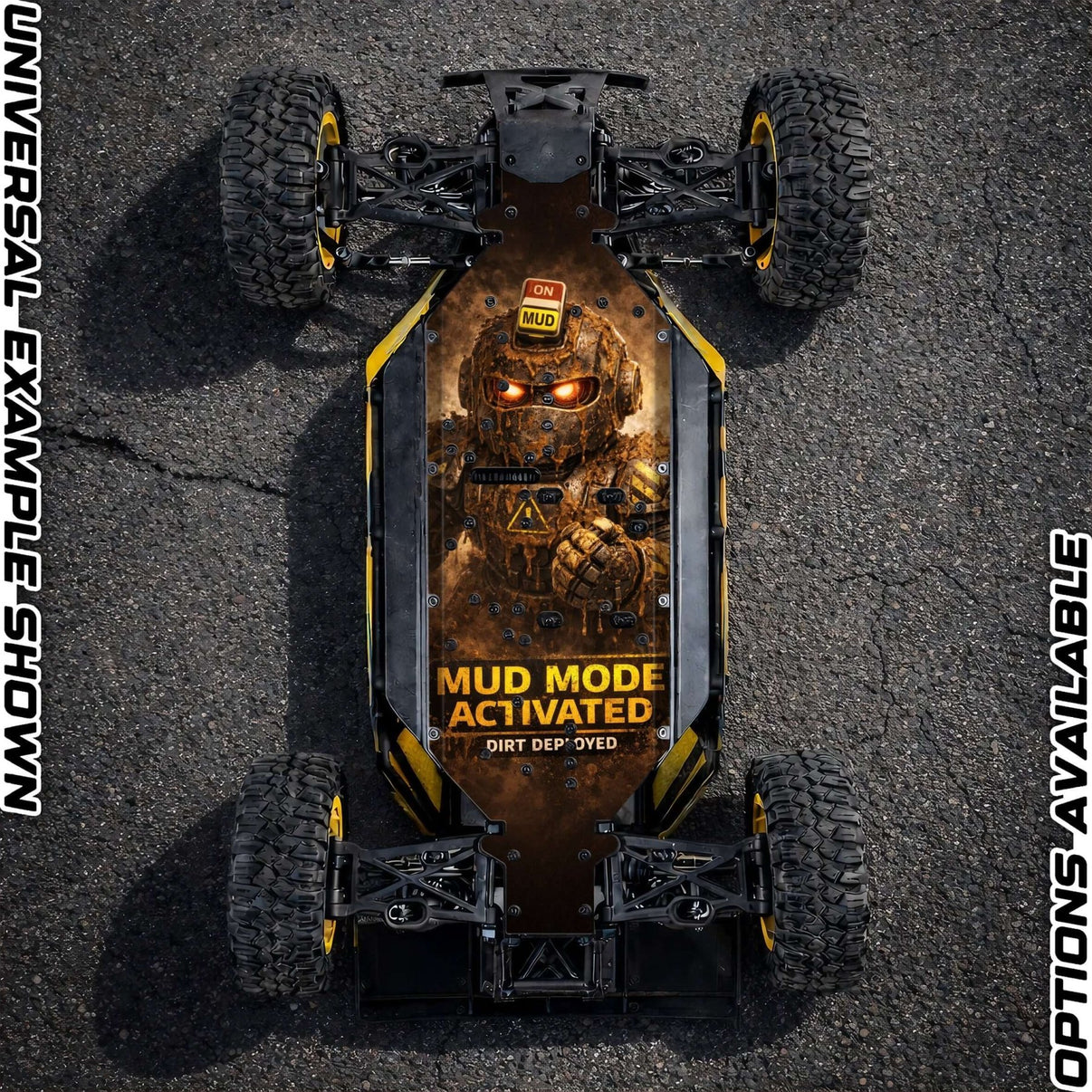 30DEGREE NORTH 5T / LOSI 5T 2.0 - "MUD MODE" chassis protector skin - BASHER SKINZ