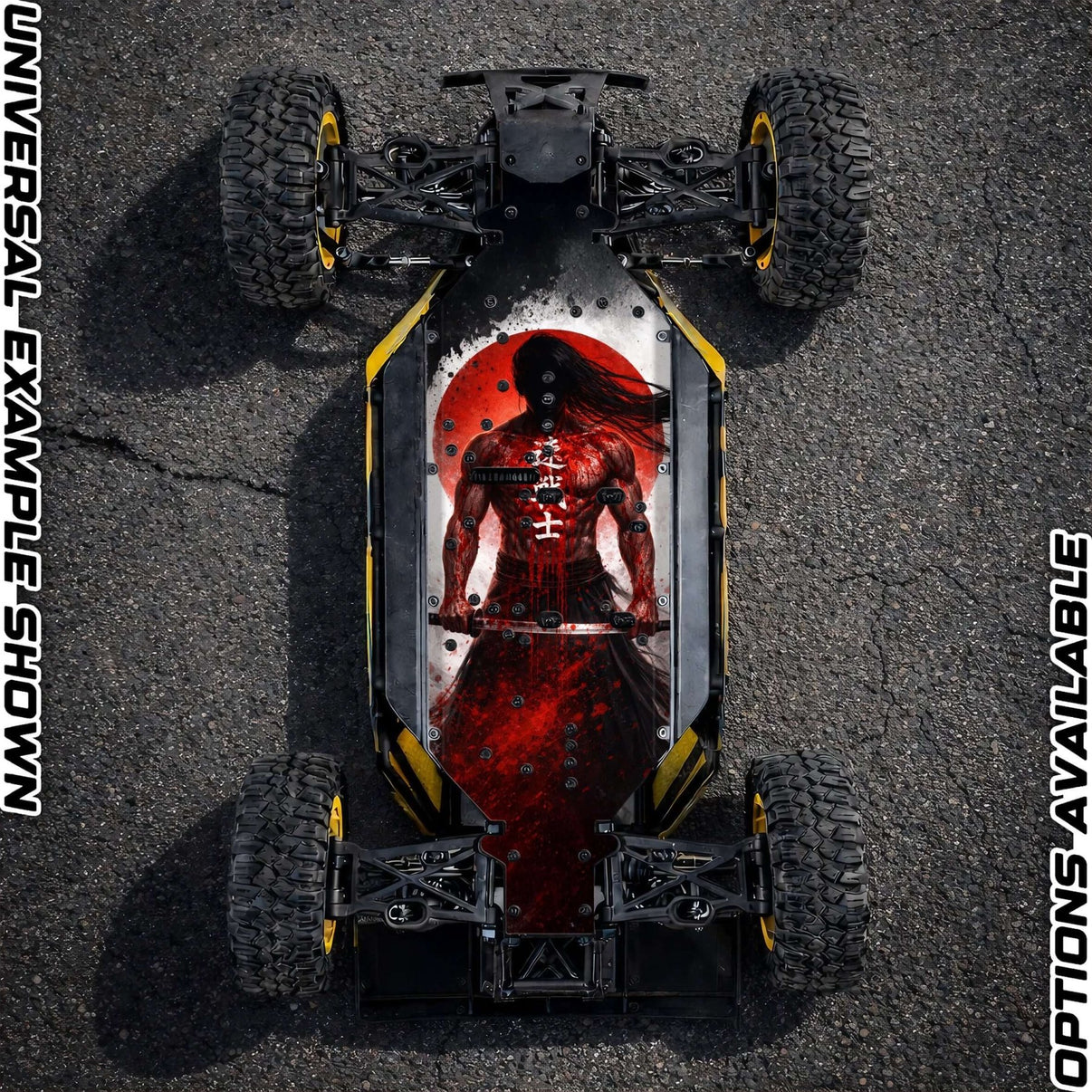 30DEGREE NORTH 5T / LOSI 5T 2.0 - "SAMURAI 2.0" chassis protector skin - BASHER SKINZ
