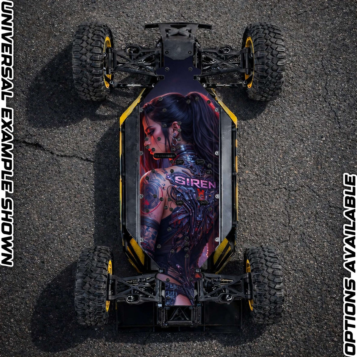 30DEGREE NORTH 5T / LOSI 5T 2.0 - "SIREN 2.0" chassis protector skin - BASHER SKINZ