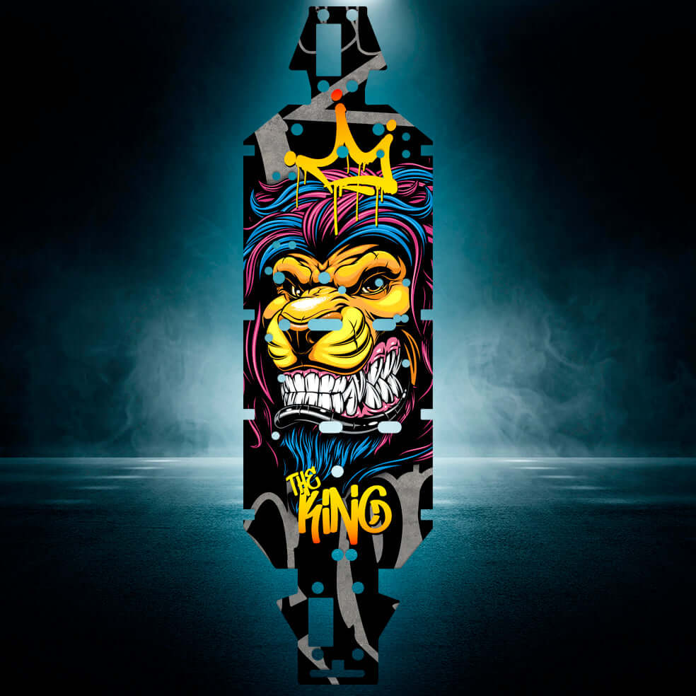 30DEGREE NORTH 5T / LOSI 5T 2.0 - "THE KING" chassis protector skin - BASHER SKINZ