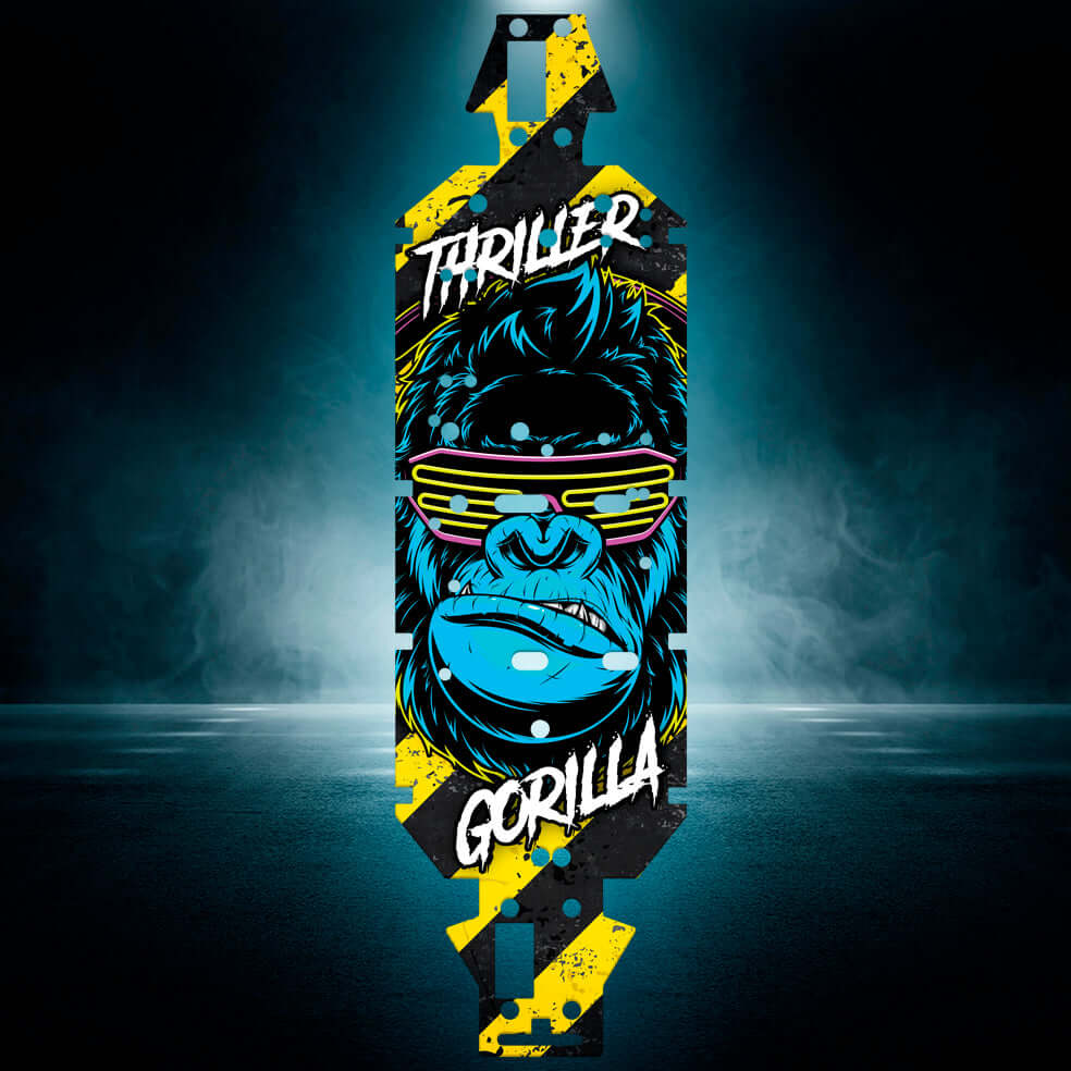 30DEGREE NORTH 5T / LOSI 5T 2.0 - "THRILLER GORILLA" chassis protector skin - BASHER SKINZ