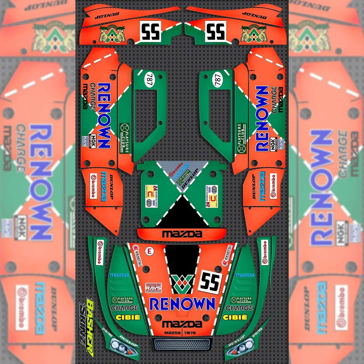 30DEGREE NORTH 5T - "M787B" BODY WRAP - BASHER SKINZ