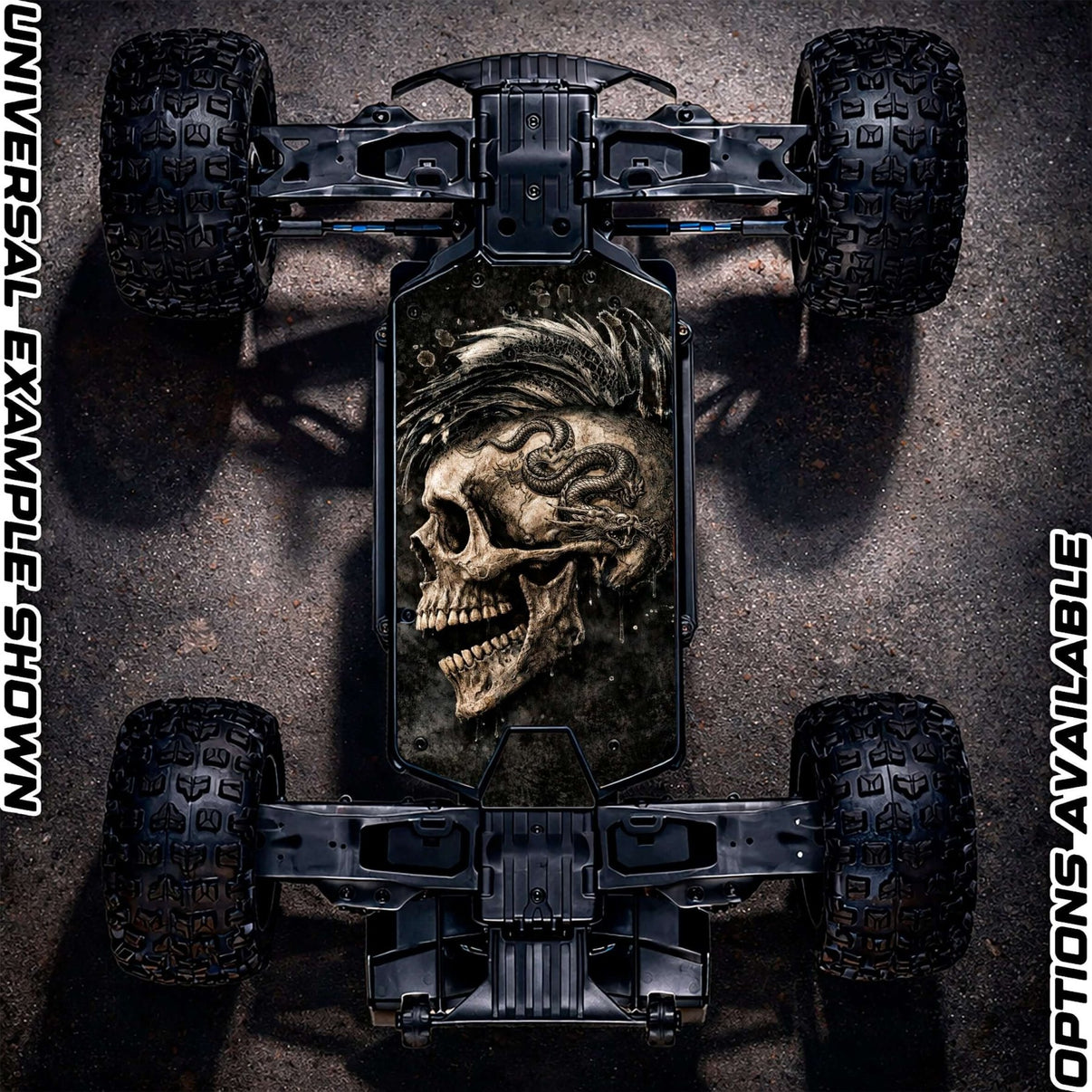 ARRMA 223S RANGE - "BASH HARD 2.0" chassis protector skin - BASHER SKINZ