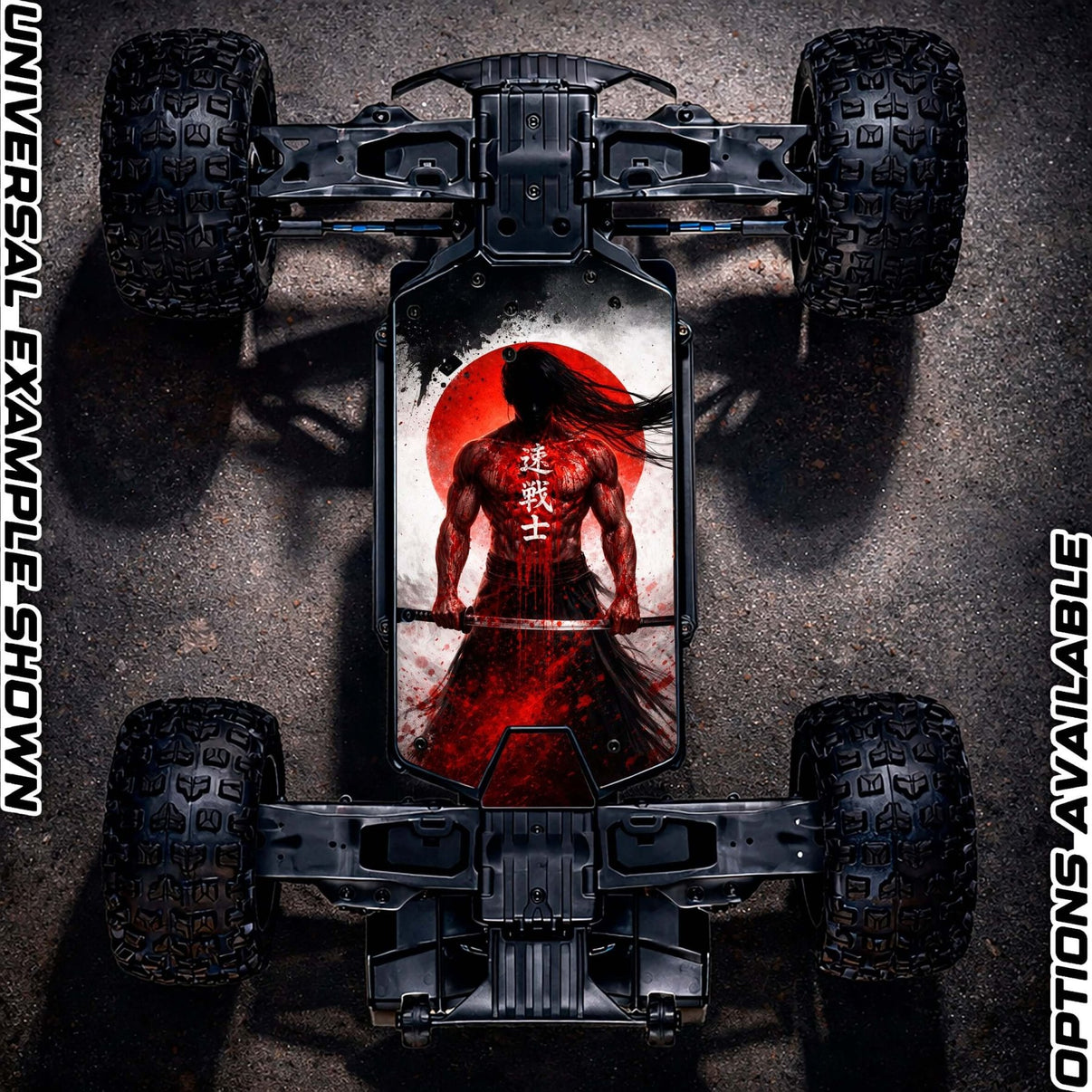 ARRMA 223S RANGE - "SAMURAI 2.0" chassis protector skin - BASHER SKINZ