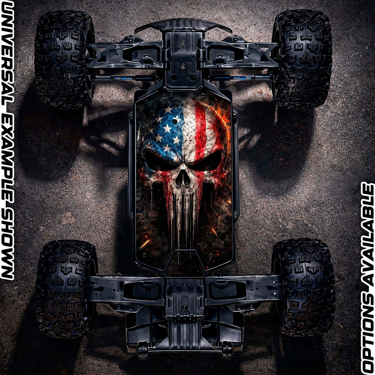 ARRMA 223S RANGE - "VIGILANTE" chassis protector skin - BASHER SKINZ