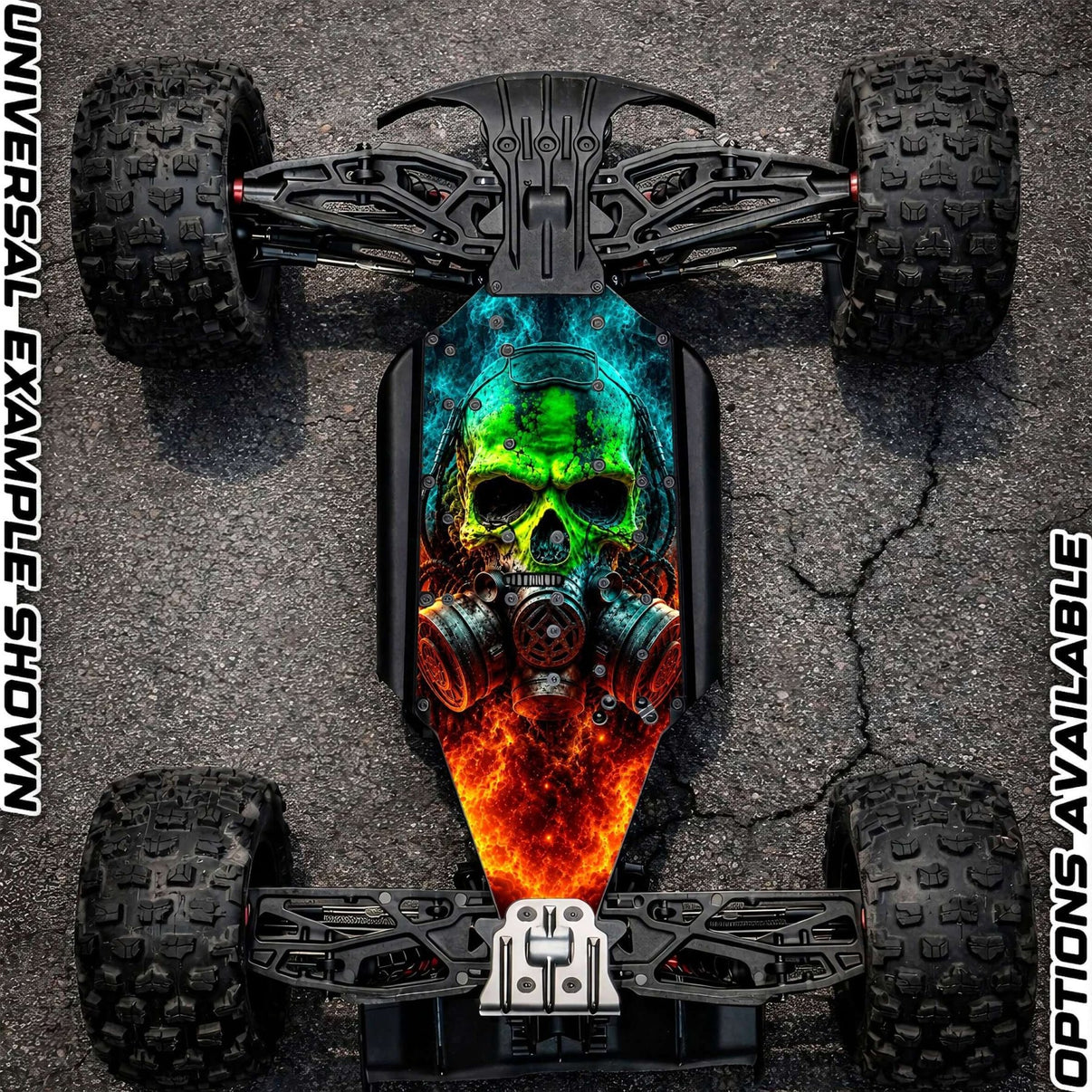 ARRMA 6S OFF - ROAD RANGE - "APOCALYPSE" chassis protector skin - BASHER SKINZ