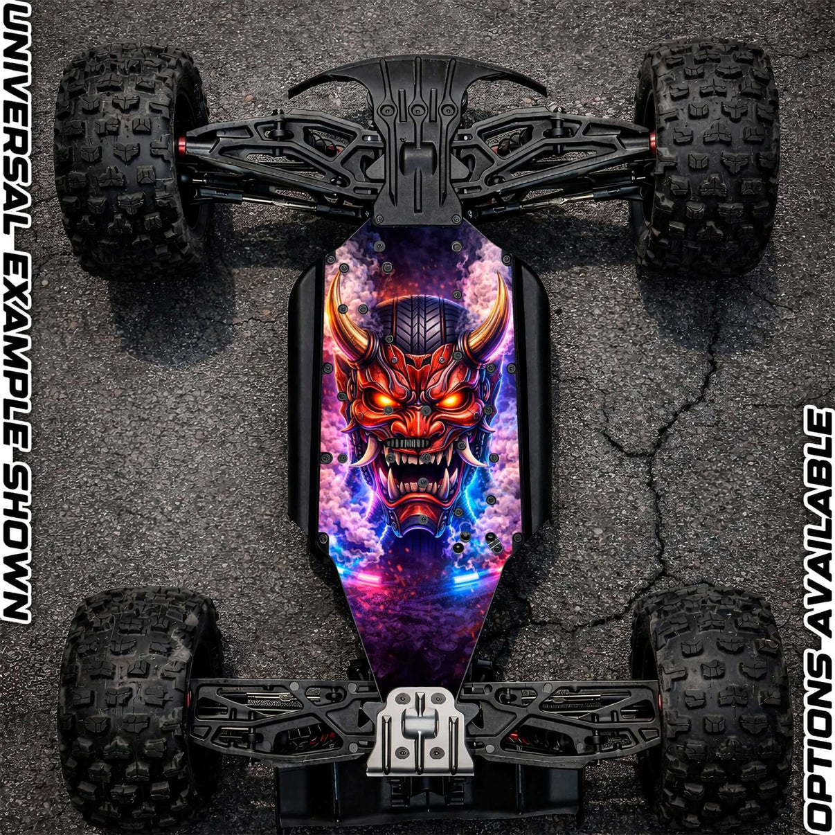 ARRMA 6S OFF - ROAD RANGE - "BURNOUT" chassis protector skin - BASHER SKINZ
