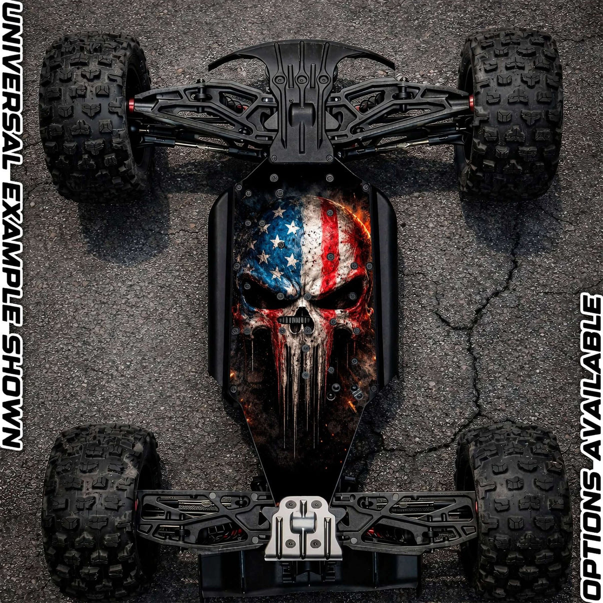 ARRMA 6S OFF - ROAD RANGE - "VIGILANTE" chassis protector skin - BASHER SKINZ
