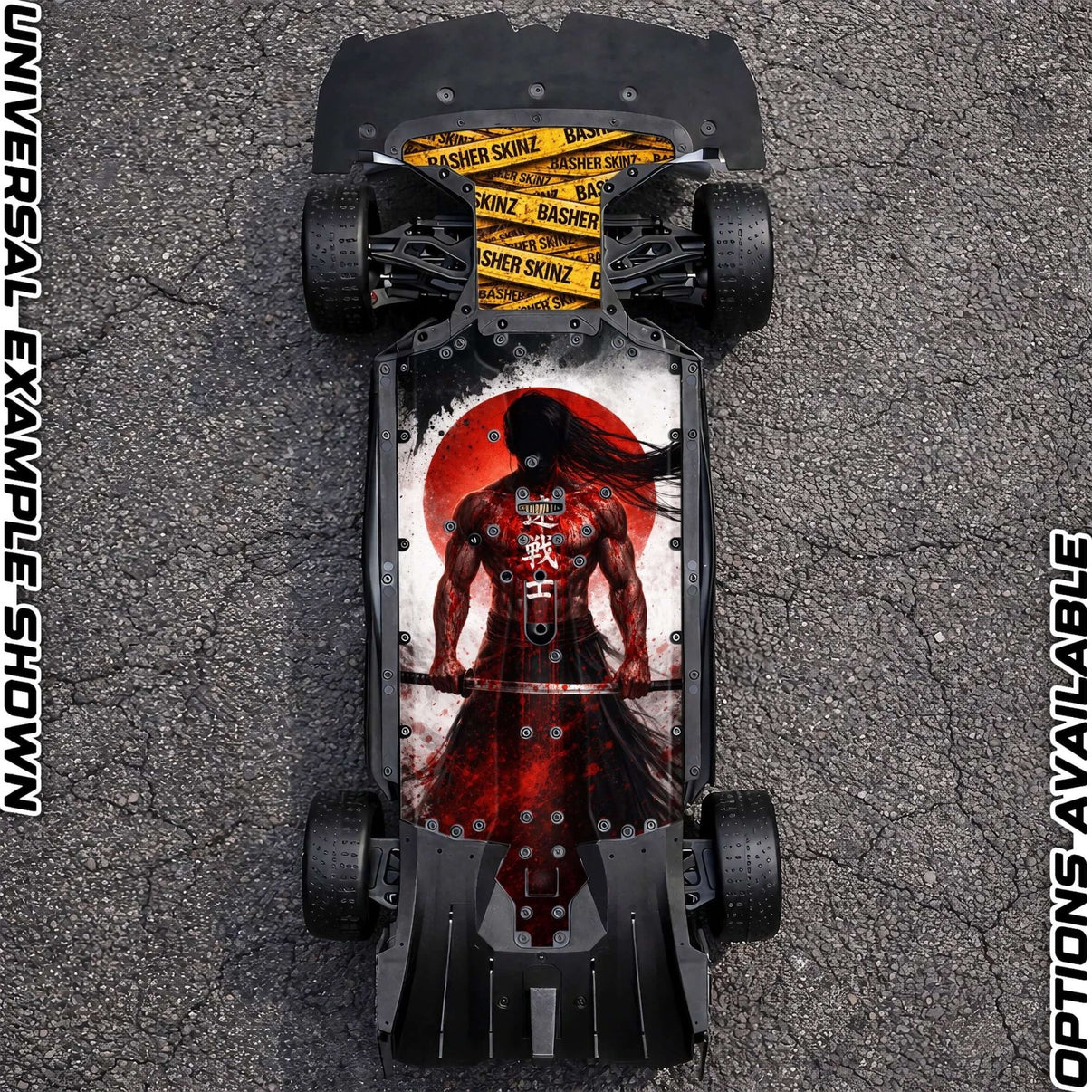 ARRMA 6S ON - ROAD RANGE - "SAMURAI 2.0" chassis protector skin - BASHER SKINZ
