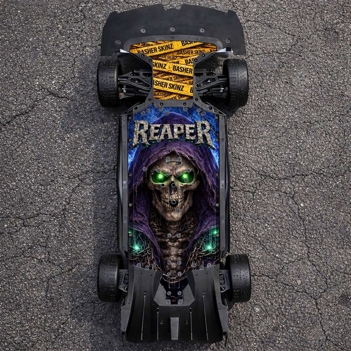 ARRMA 6S ON - ROAD RANGE - "THE REAPER 2.0" chassis protector skin - BASHER SKINZ