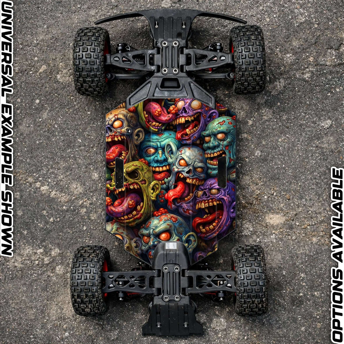 ARRMA GROM RANGE " ZOMBIE 2.0" chassis protector skin - BASHER SKINZ