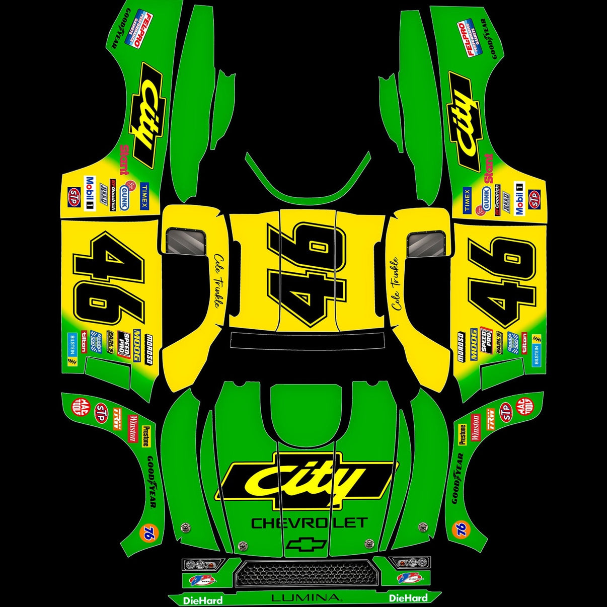 ARRMA MOJAVE 6S - "THUNDER" BODY WRAP - BASHER SKINZ