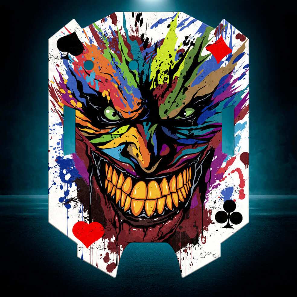 ARRMA MOJAVE GROM " JOKER CARD" chassis protector skin - BASHER SKINZ