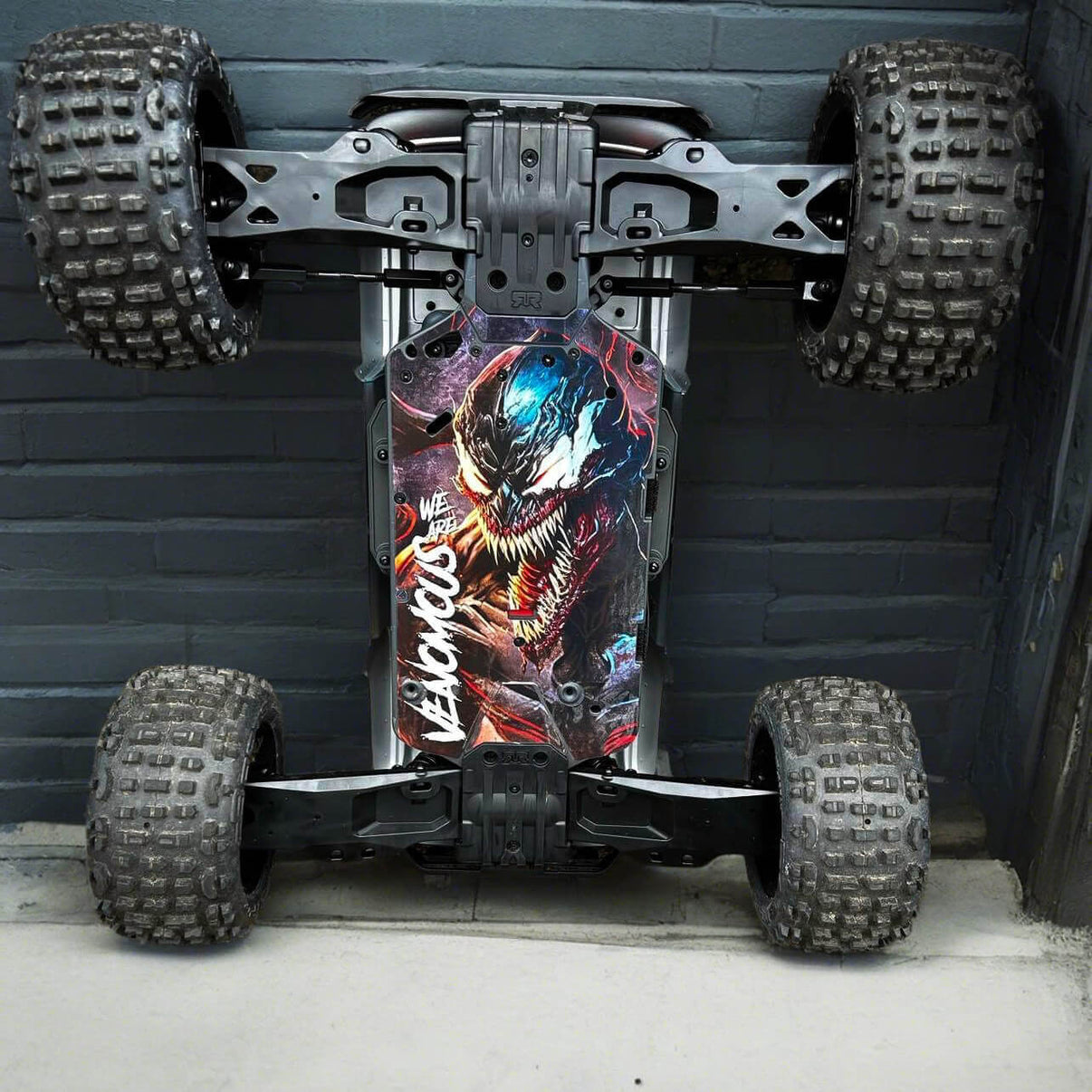 ARRMA OUTCAST 4S V2 "VENOMOUS" chassis protector skin - BASHER SKINZ