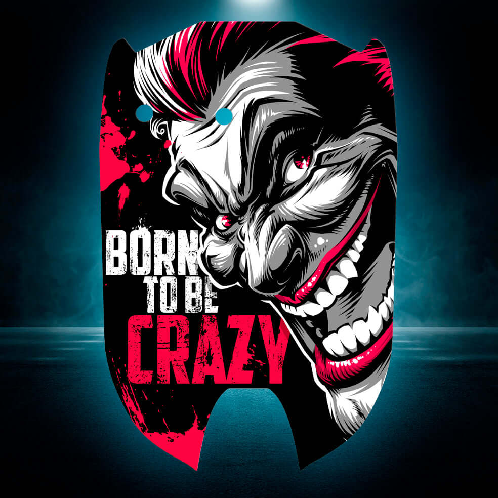 ARRMA TYPHON GROM " BORN TO BE CRAZY" chassis protector skin - BASHER SKINZ