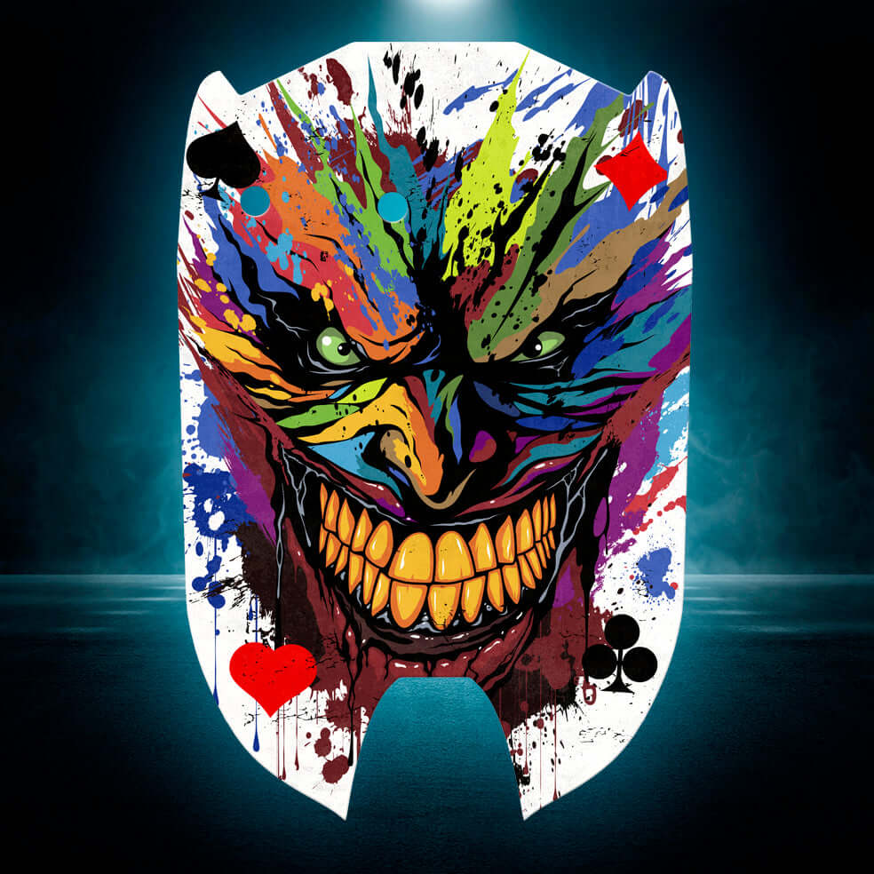 ARRMA TYPHON GROM " JOKER CARD" chassis protector skin - BASHER SKINZ