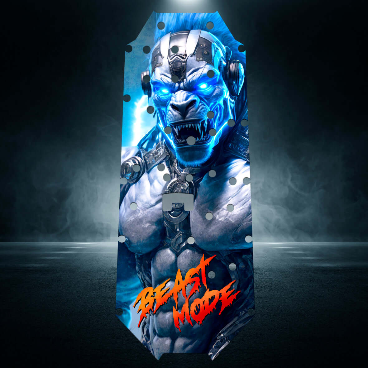 BIG ROCK 6S "BEAST MODE BLUE" chassis protector skin - BASHER SKINZ