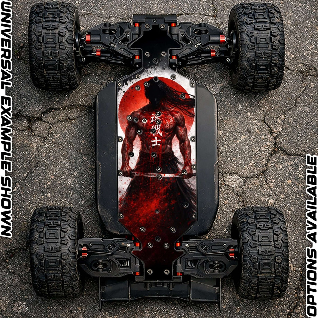 CORALLY 6S OFF - ROAD RANGE - "SAMURAI 2.0" chassis protector skin - BASHER SKINZ