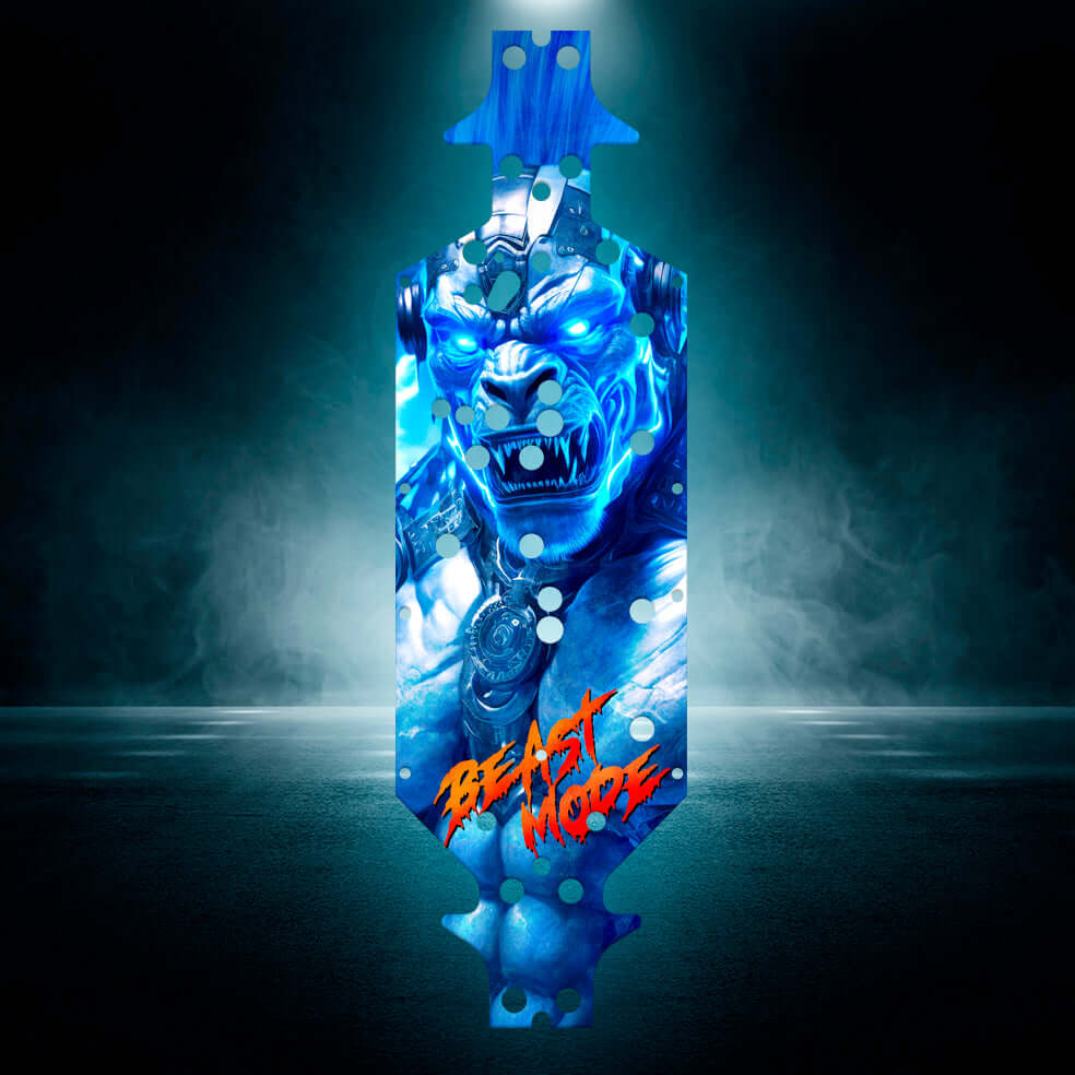 CORALLY SPARK 6S "BEAST MODE BLUE" chassis protector skin - BASHER SKINZ
