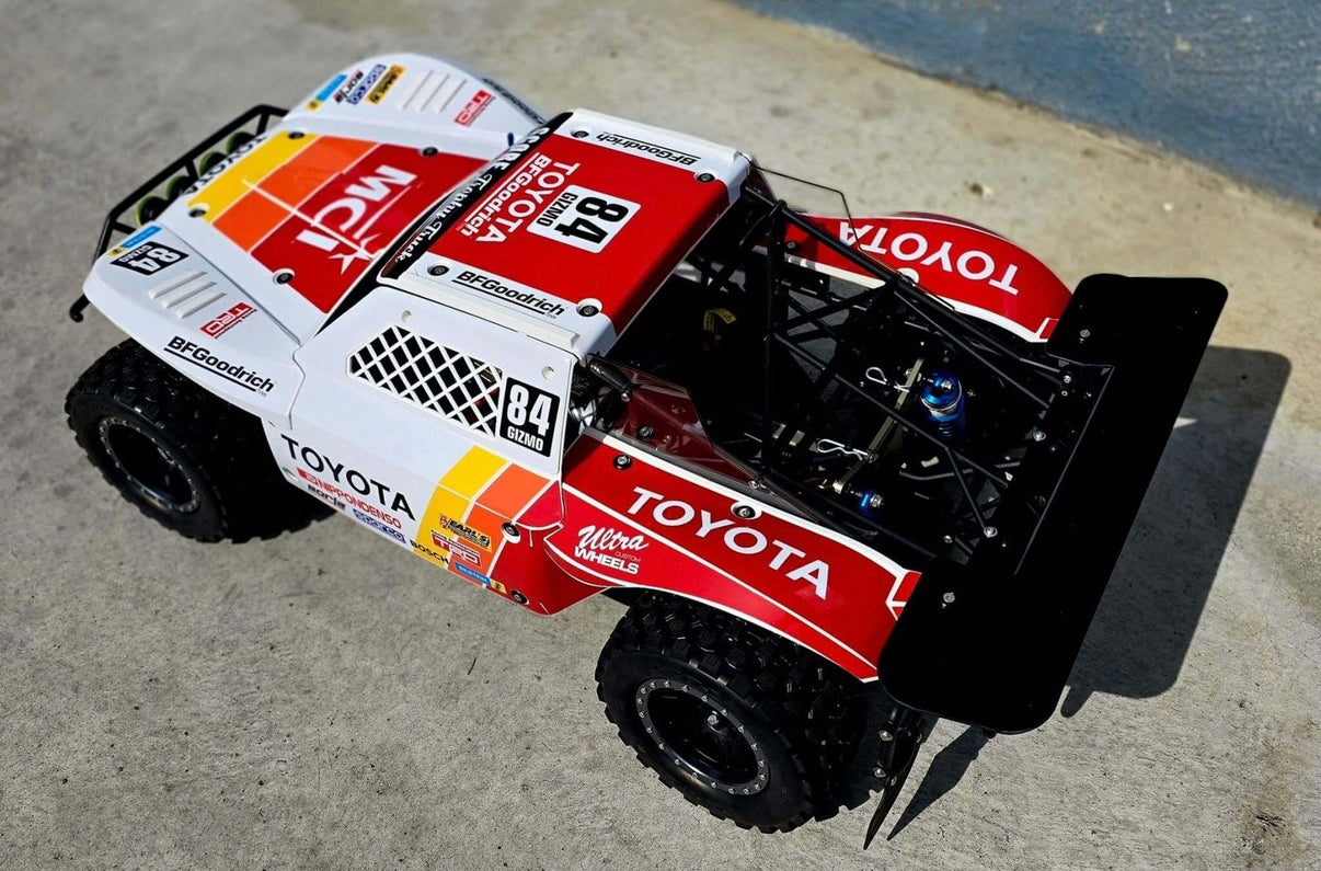 CUSTOM ORDER - LOSI 5T 1.0 TOYOTA BODY WRAP & SIREN 2.0 CHASSIS SKIN - BASHER SKINZ