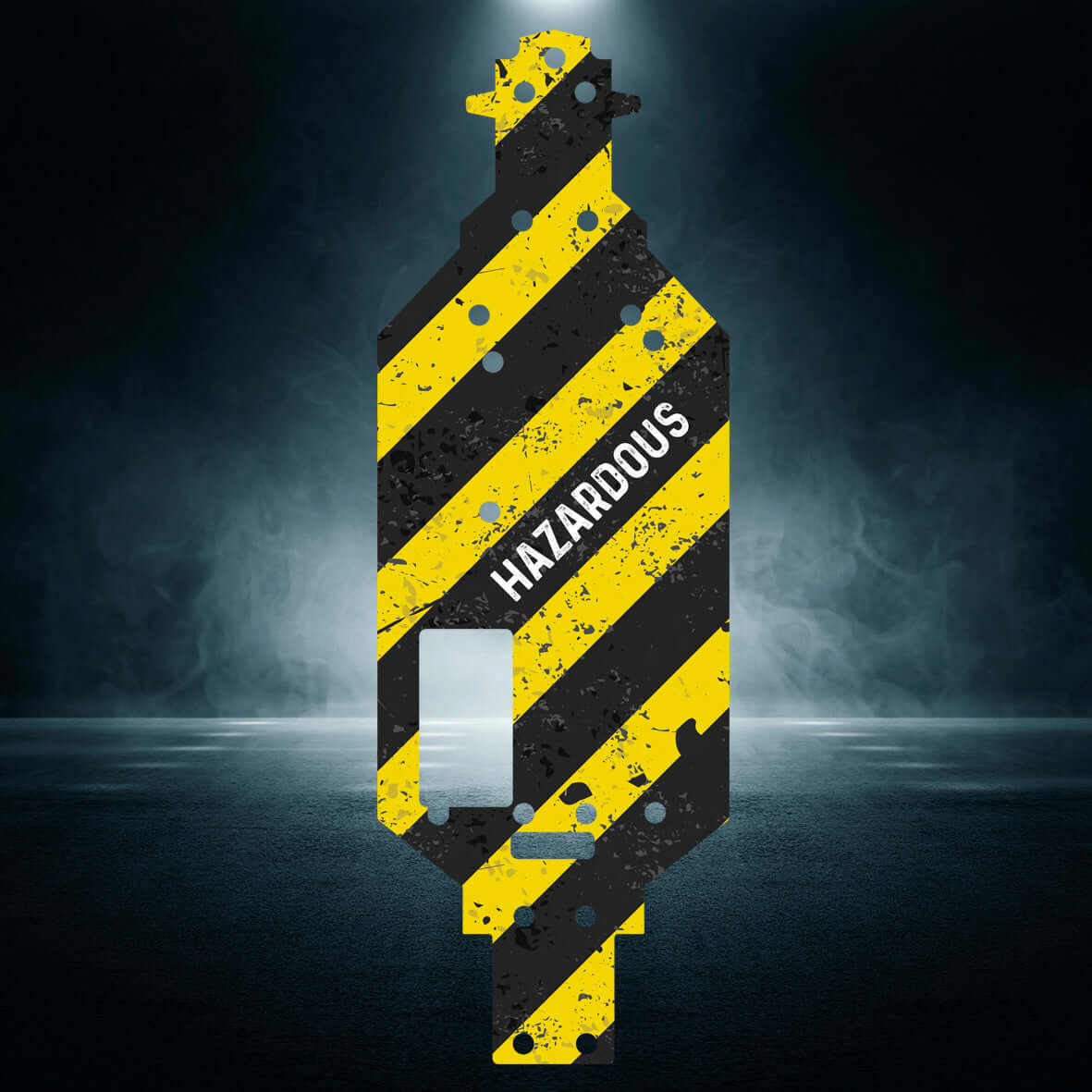 FTX BANZAI "HAZARDOUS" chassis protector skin - BASHER SKINZ