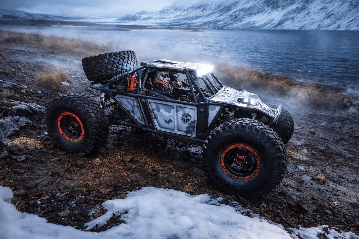 FTX DR8 - BODY WRAP "ARCTIC WARRIOR" - BASHER SKINZ
