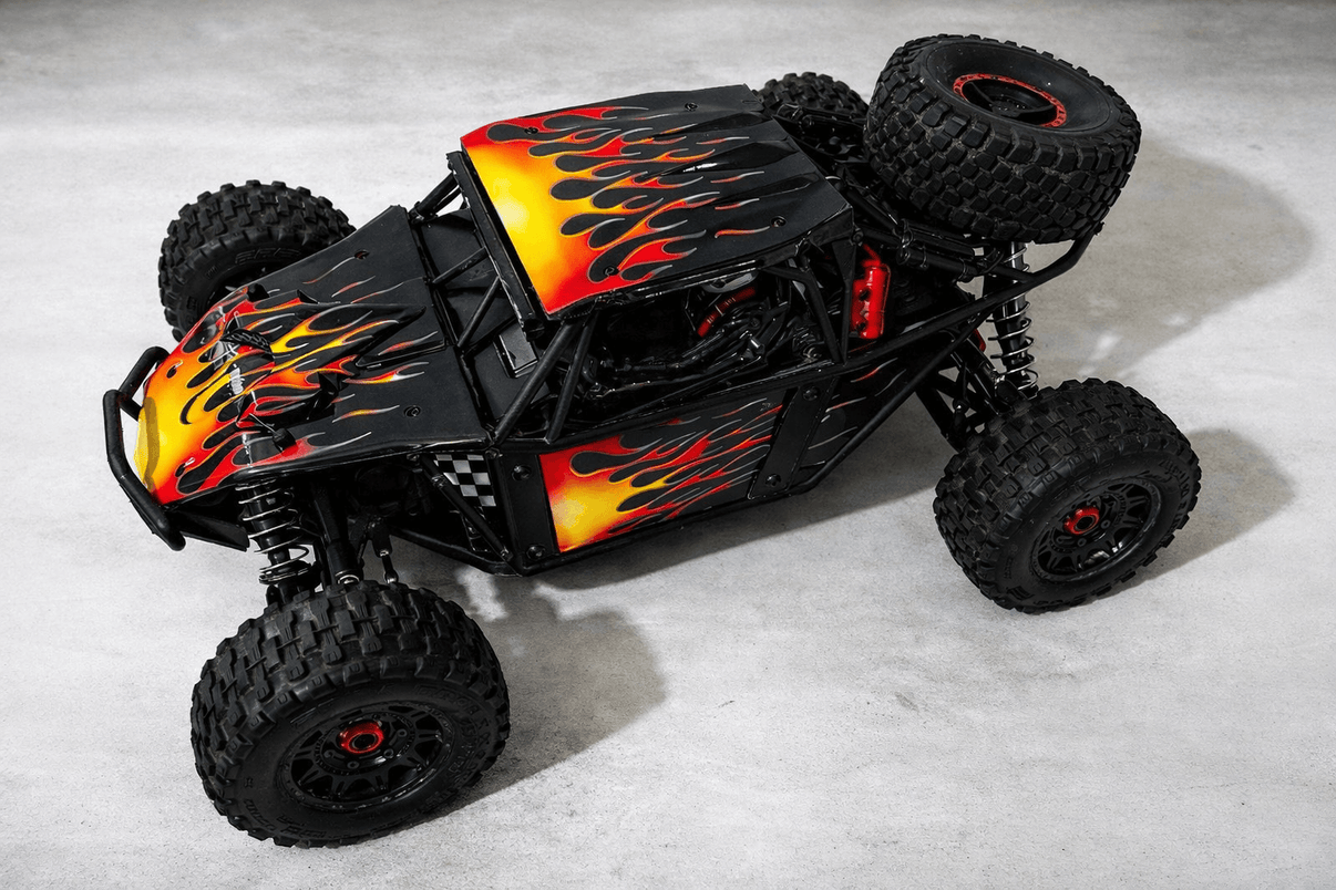 FTX DR8 - BODY WRAP "HOT ROD" - BASHER SKINZ