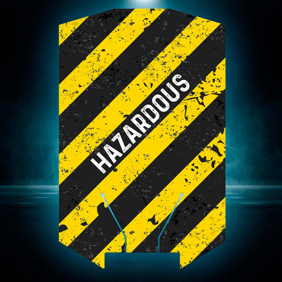 HBX 16889 / HBX 16889A PRO "HAZARDOUS" chassis protector skin - BASHER SKINZ