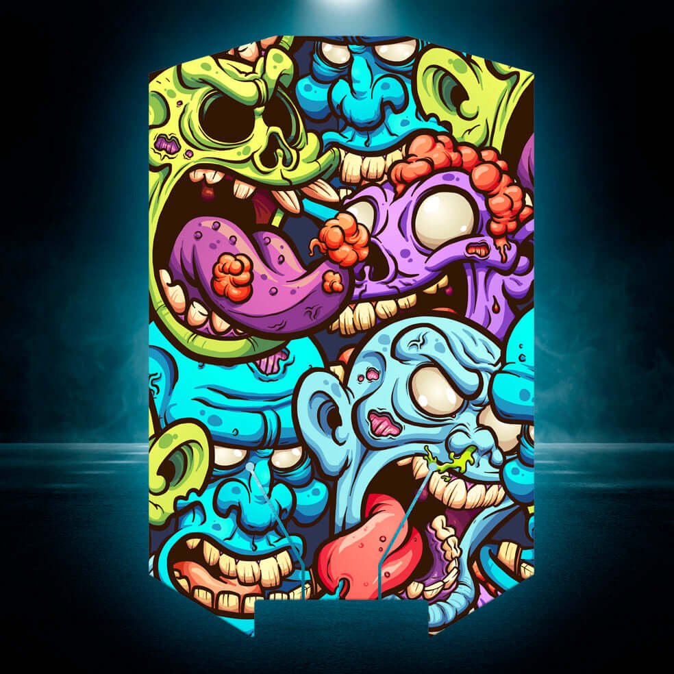 HBX 16889 / HBX 16889A PRO "ZOMBIE" chassis protector skin - BASHER SKINZ