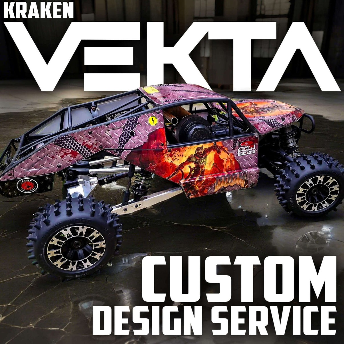 KRAKEN VEKTA.5 BODY WRAP - CUSTOM DESIGN SERVICE - BASHER SKINZ