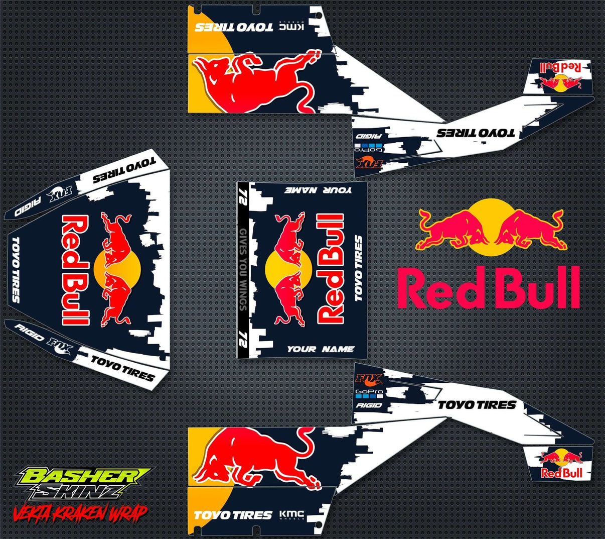 KRAKEN VEKTA.5 - "BULL" INSPIRED BODY WRAP - BASHER SKINZ