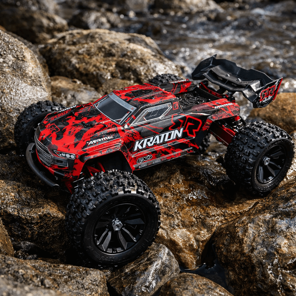 KRATON 6S - BODY SKIN - "ARRMA STYLE" RED - BASHER SKINZ