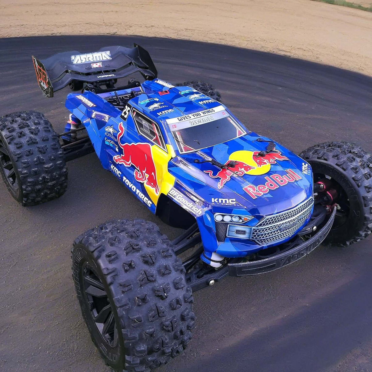 KRATON 6S - BODY SKIN - RED "BULL" - BASHER SKINZ