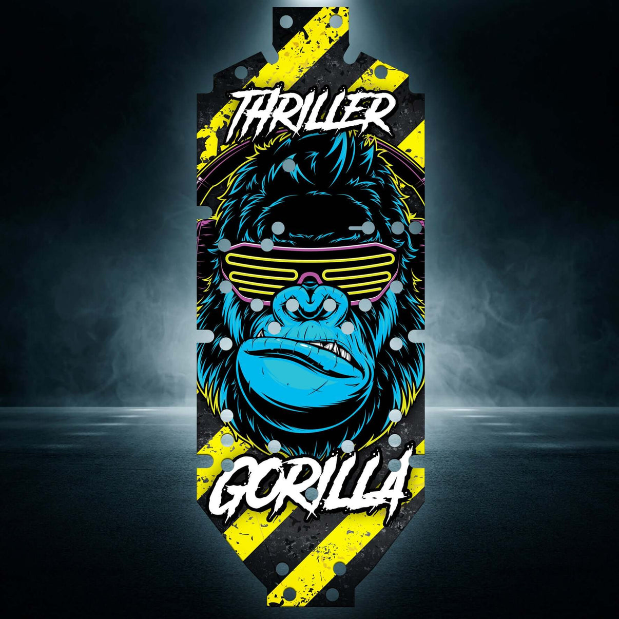 KRATON 8S EXB V1&V2 "THRILLER GORILLA" chassis protector skin - BASHER SKINZ