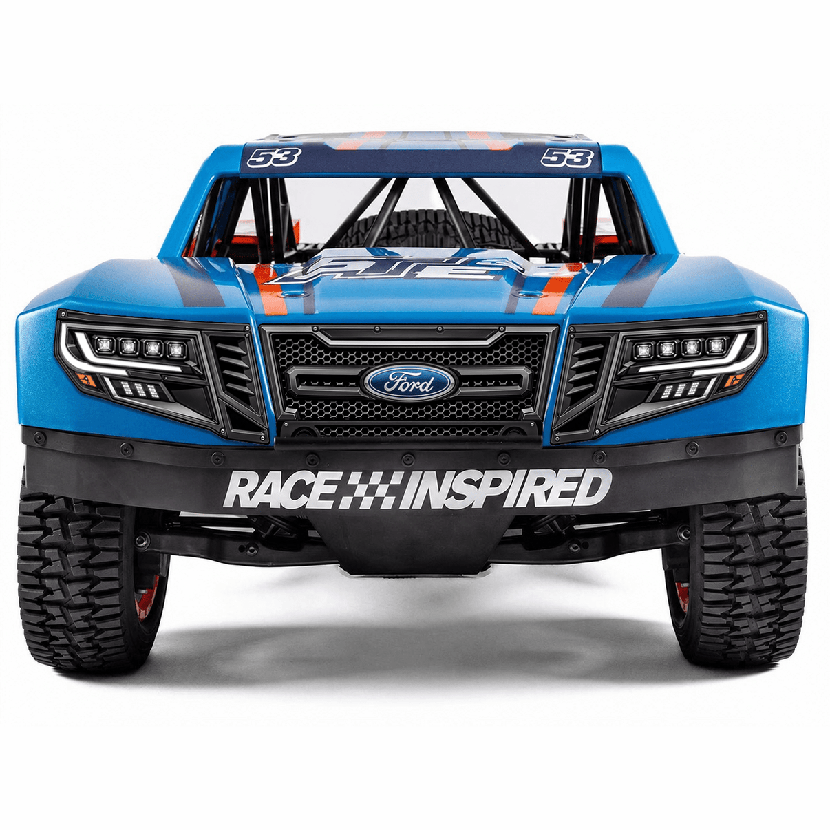LOSI 5IVE-TE 3.0 - FRONT DECALS - "EMBLEM 1" - BASHER SKINZ