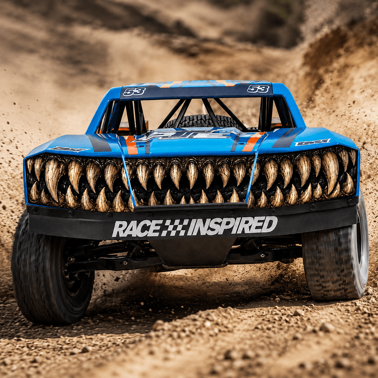 LOSI 5IVE-TE 3.0 - FRONT DECALS - "T-REX" TEETH - BASHER SKINZ