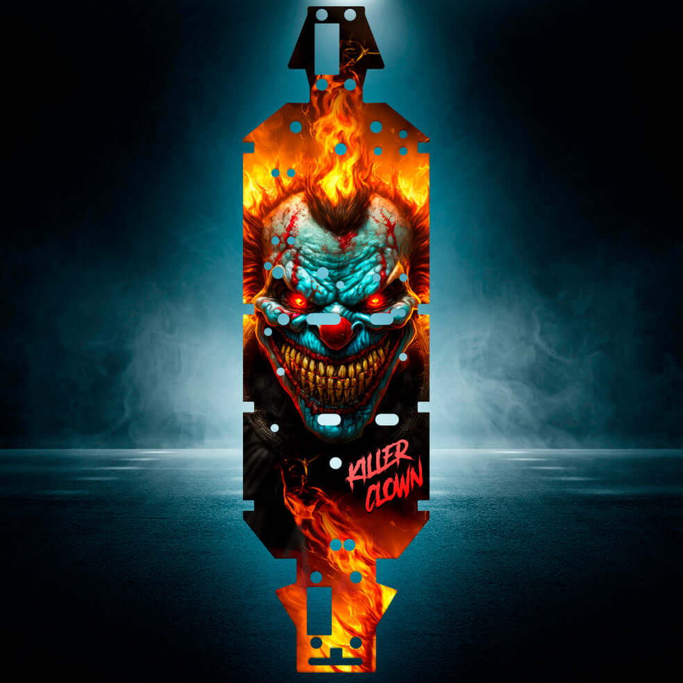 LOSI 5IVE-TE 3.0 / LOSI 5T 2.0 / 30DEGREE NORTH 5T - "KILLER CLOWN" chassis protector skin - BASHER SKINZ