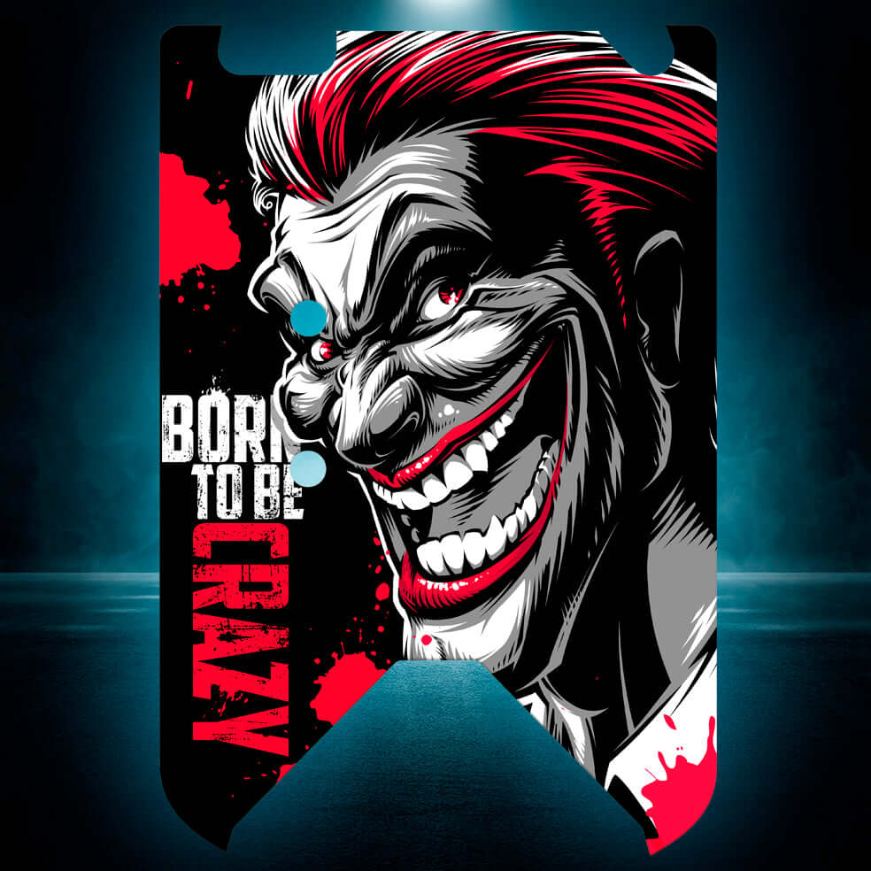 MAVERICK QUANTUM "BORN TO BE CRAZY" chassis protector skin - BASHER SKINZ