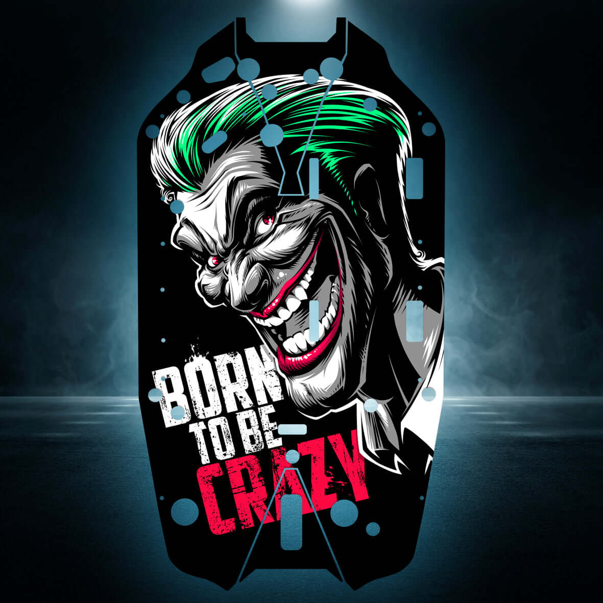 MOJAVE 4S "BORN TO BE CRAZY" chassis protector skin - BASHER SKINZ