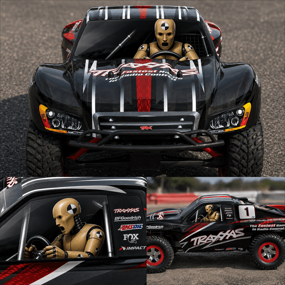 RC WINDOW STICKER - "CRASH TEST DUMMY" - Available for several models - BASHER SKINZ