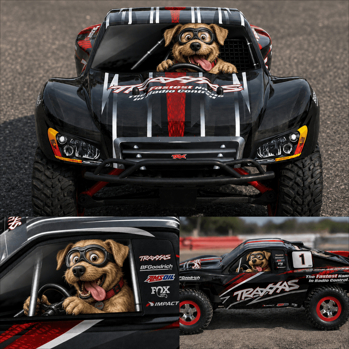 RC WINDOW STICKER - "DOG" - Available for several models - BASHER SKINZ