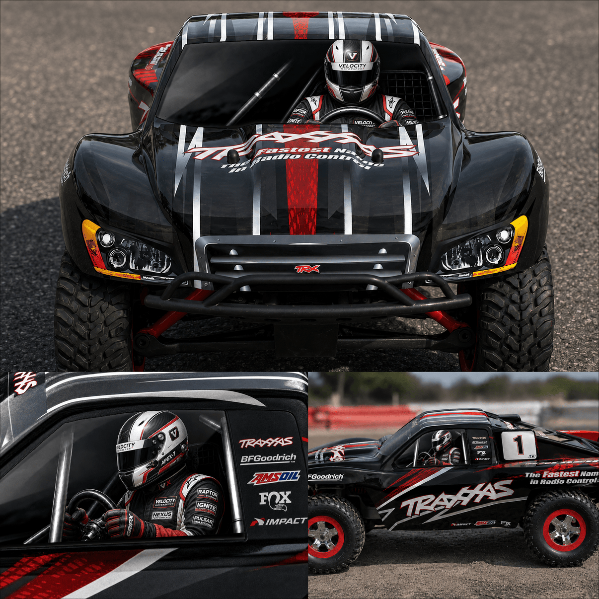 RC WINDOW STICKER - "RACE DRIVER" - Available for several models - BASHER SKINZ