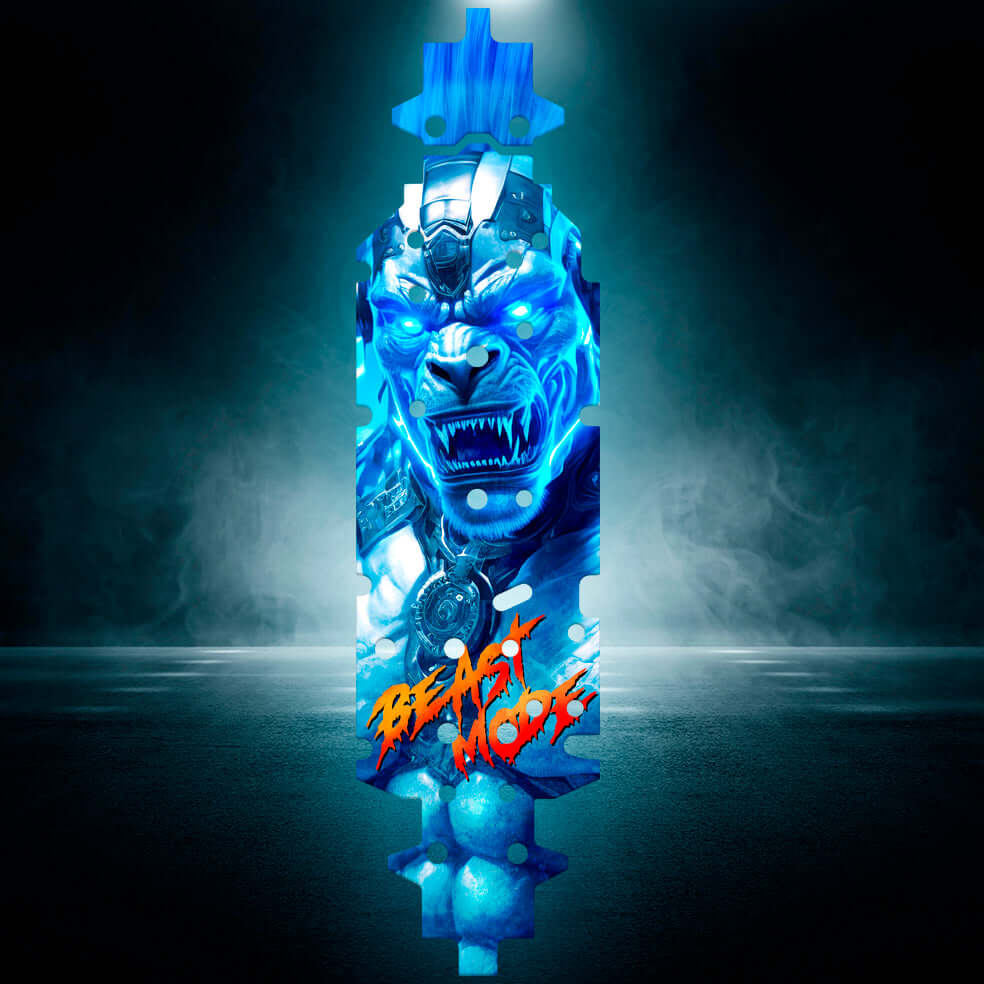RLAARLO Omni - Terminator 1:10th scale "BEAST MODE" chassis protector skin - BASHER SKINZ