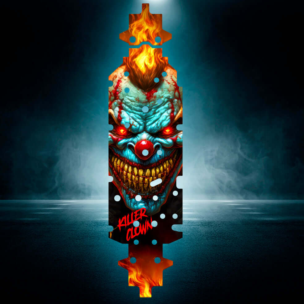 RLAARLO Omni - Terminator 1:10th scale "KILLER CLOWN" chassis protector skin - BASHER SKINZ