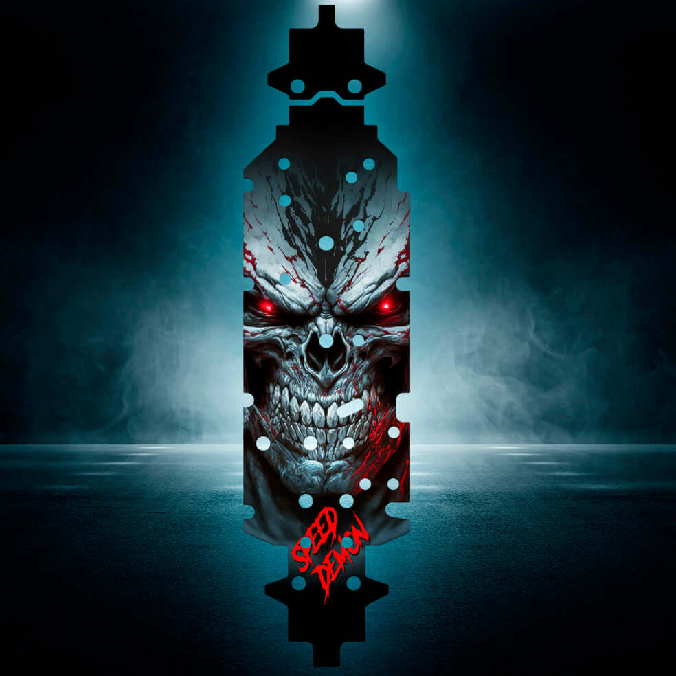 RLAARLO Omni - Terminator 1:10th scale "SPEED DEMON" chassis protector skin - BASHER SKINZ
