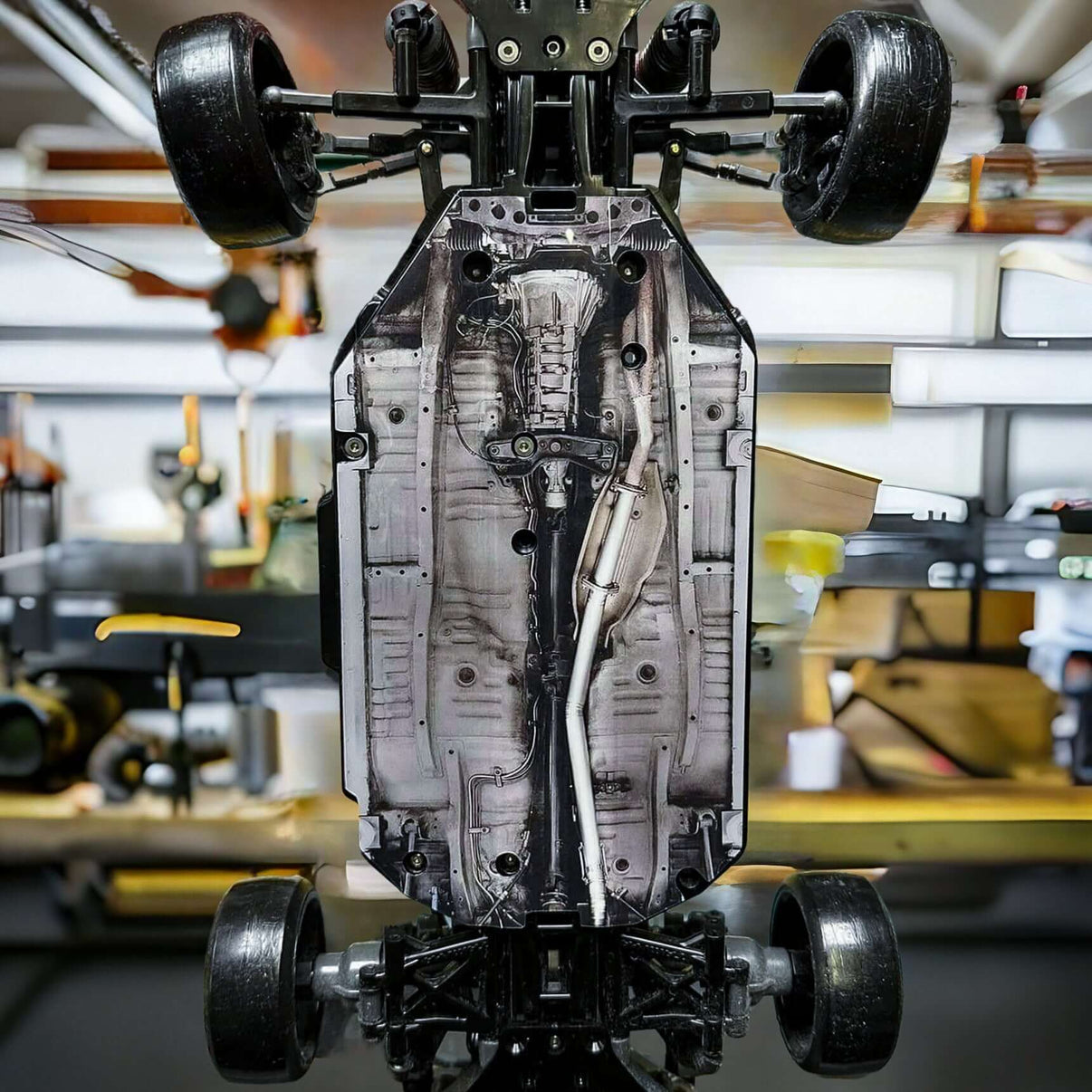 TAMIYA TT02 "UNDER BODY" chassis protector skin - BASHER SKINZ